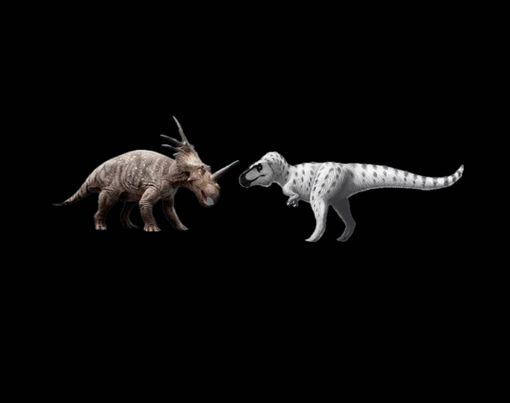 Big Horn Vs Alaskan Rex styracosaurus vs nanuqsaurus