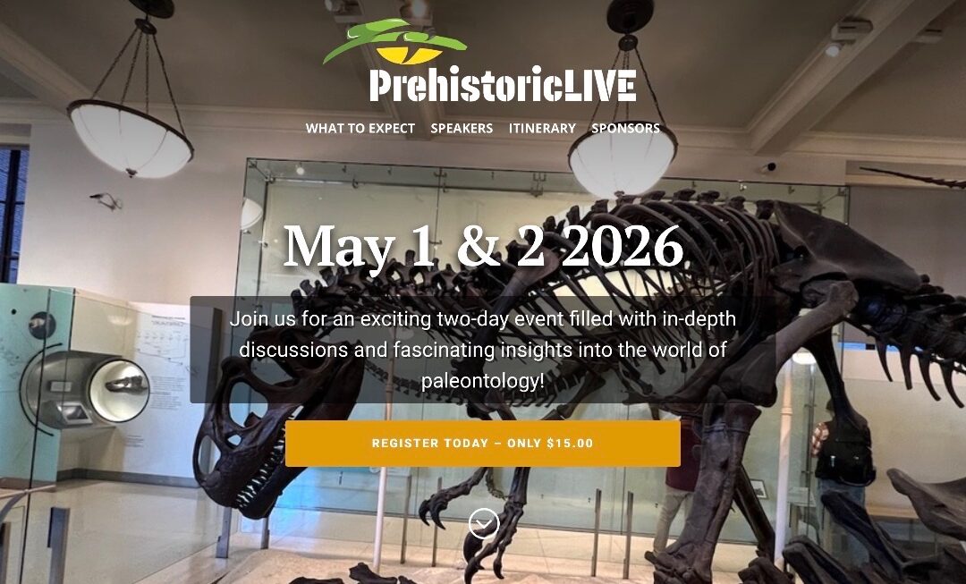 Prehistoric Live 2026 Revealed! 🦖 Dino Experts, Talks & Epic Paleontology Event