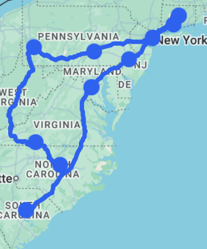 East Coast Dino Road Trip 2026