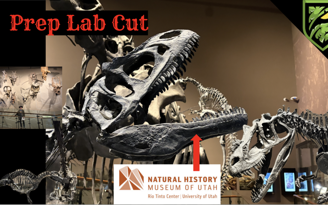 BEHIND THE SCENES at the Natural History Museum of Utah! | Inside the Dinosaur Prep Lab