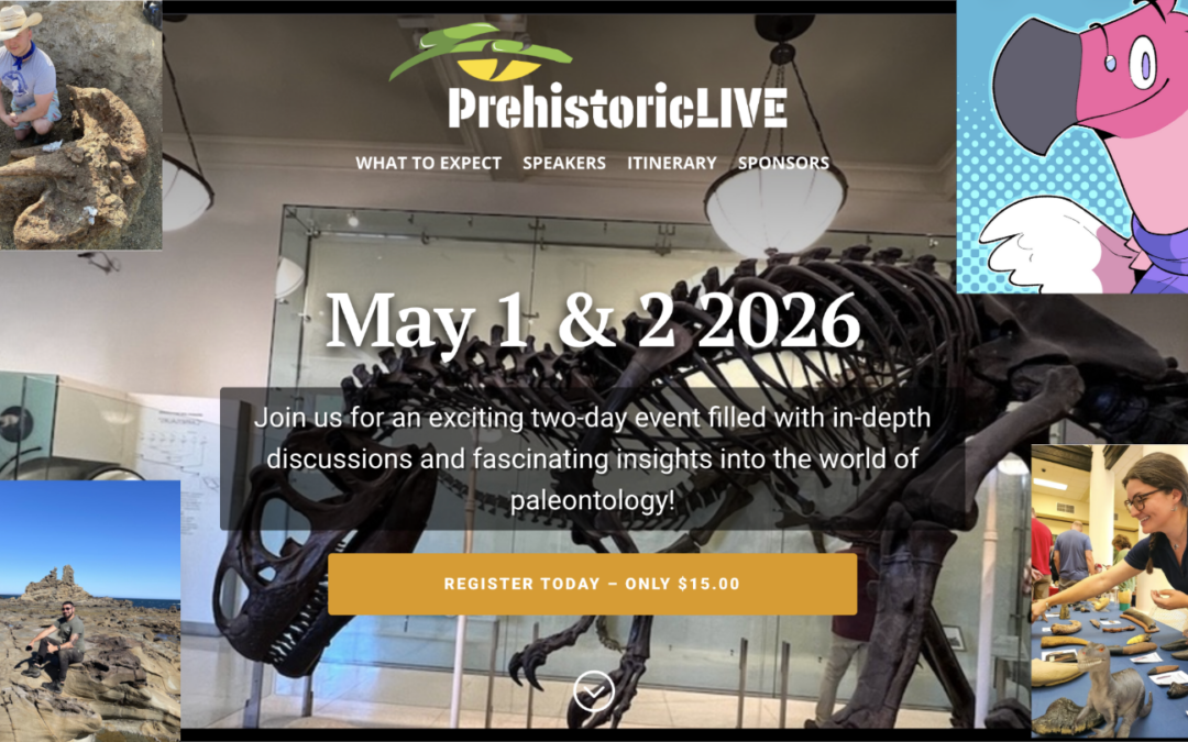 Prehistoric Live 2026 Day 1 🦖 | May 1st Full Event (Dinosaurs, Paleoart & Science)